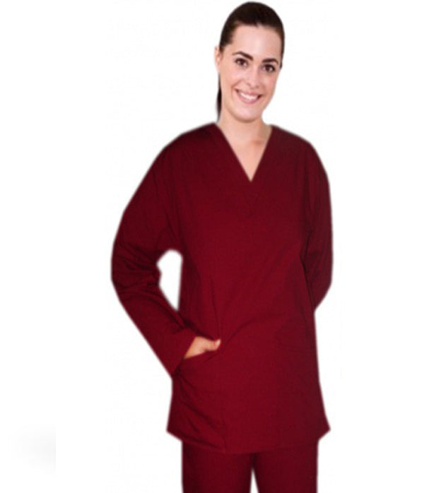 Women Scrub Top V Neck