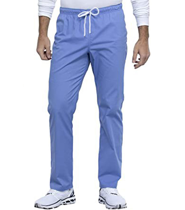 Poplin Unisex No-Pocket Scrub Pant Drawstring Only, No Elastic Waistband