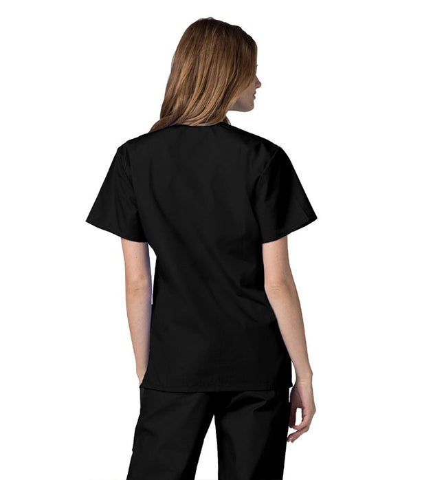 Poplin Women's Scrub Set - 4 Pockets, Half Sleeves (2-Pocket Top & 2-Pocket Pant)