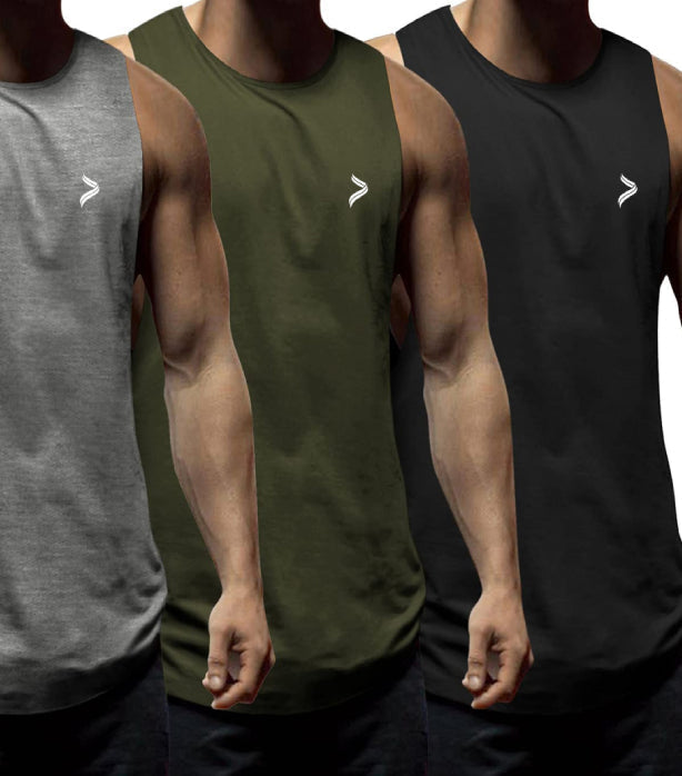 Pack of 3 Titan Tank Dri Fit Sleeveless