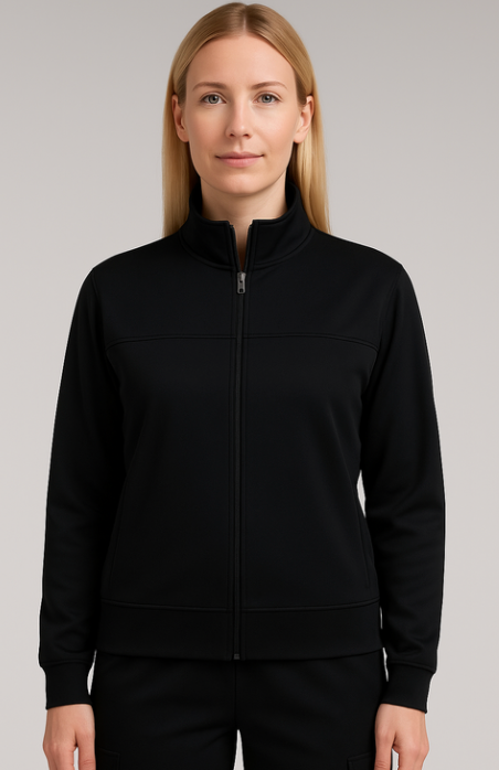 Polyester Mesh Fabric Med-Athletica Scrub Jacket With 2 Side Pockets