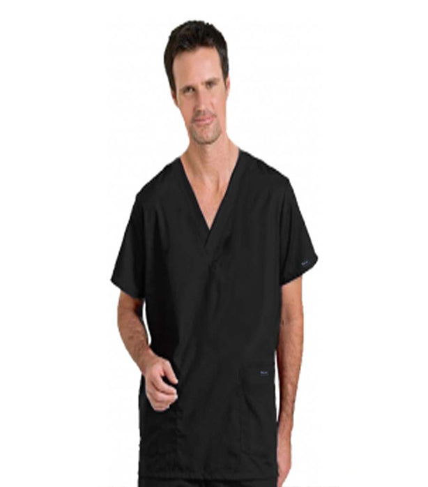 Microfiber Scrub set 5 pocket solid unisex half sleeves (top 2 pkt, pant 3 pkts with 2 cargo pkts & 1 back pkt)