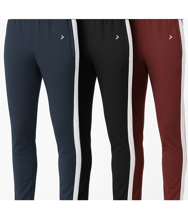 Pack of Three Momentum Stripe Trousers