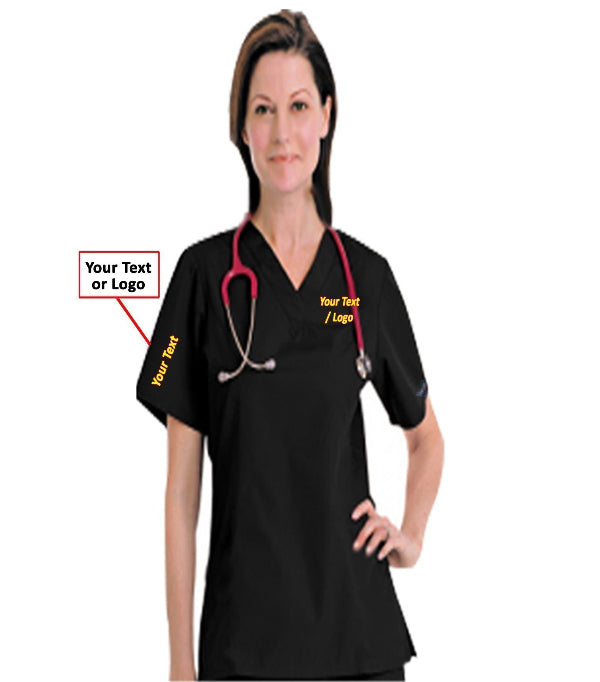 Stretchable Unisex Scrub Set - 4 Pockets (1 Pocket Top, 3 Pocket Pant), Half Sleeves