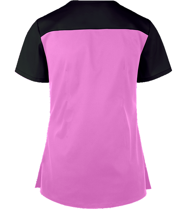 Poplin Cut N Sew style v-neck style 5 pocket top half sleeve