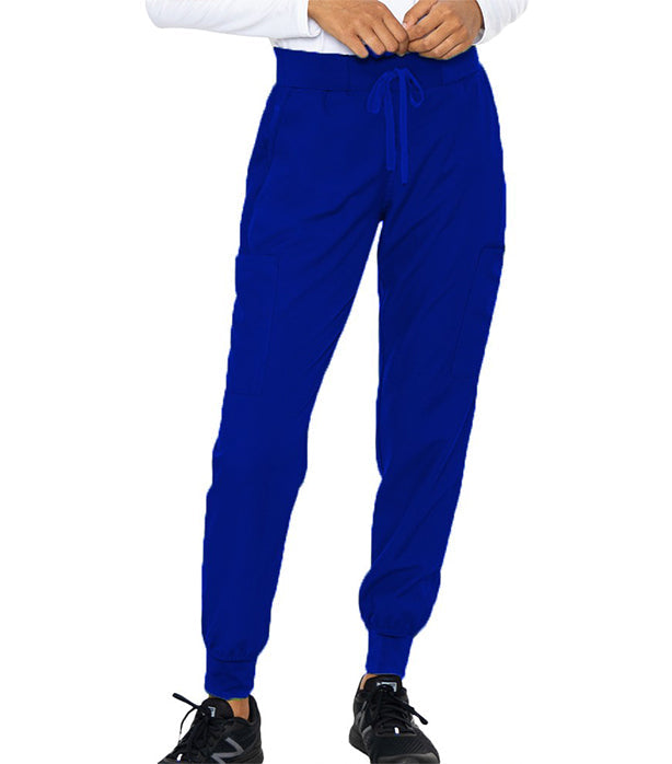 Stretch Unisex Jogger Scrub Pant - 6 Pockets (2 Side, 2 Cargo, 1 Back, 1 Cell Phone Pocket)